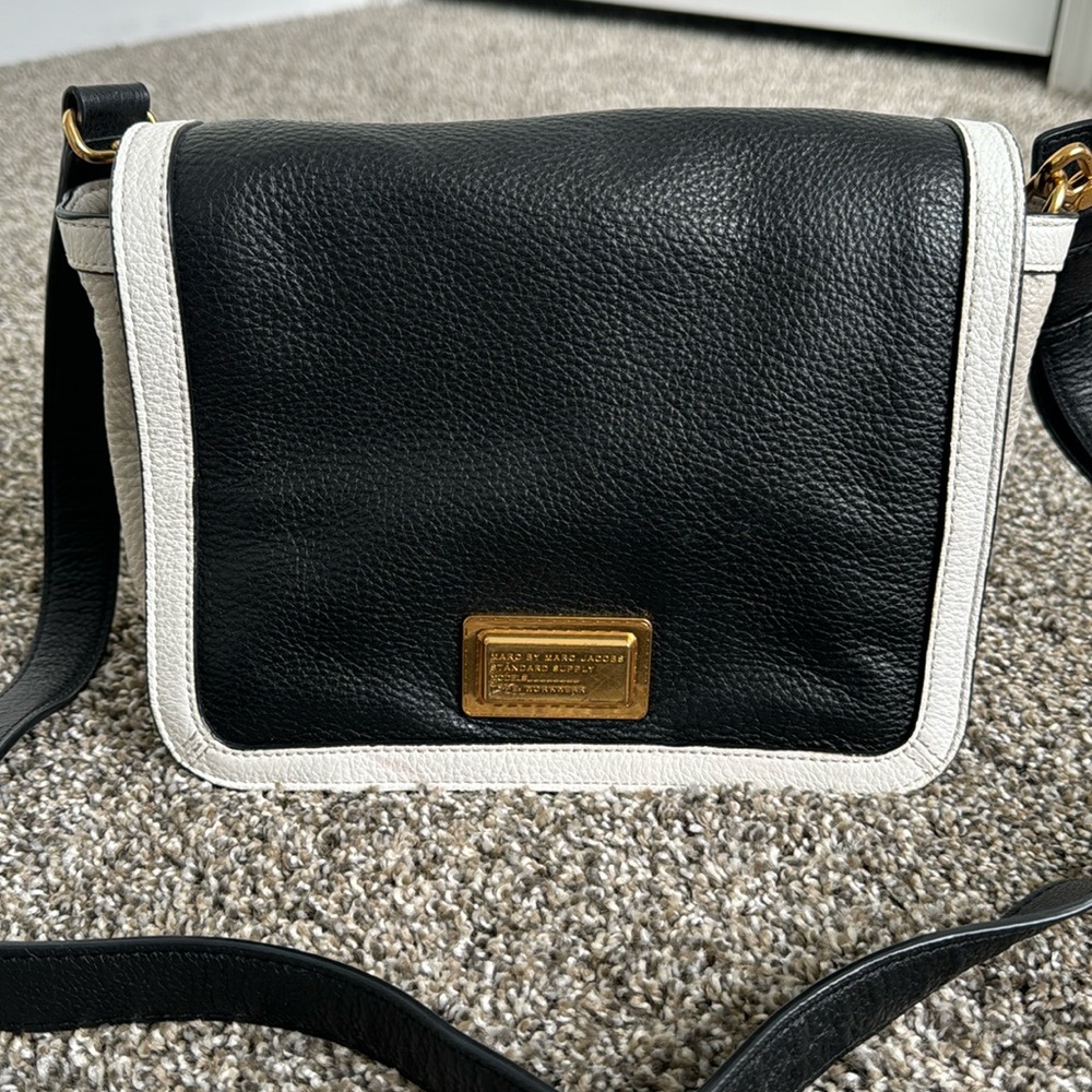 Marc by Marc Jacobs Black/White/Cream Crossbody Bag